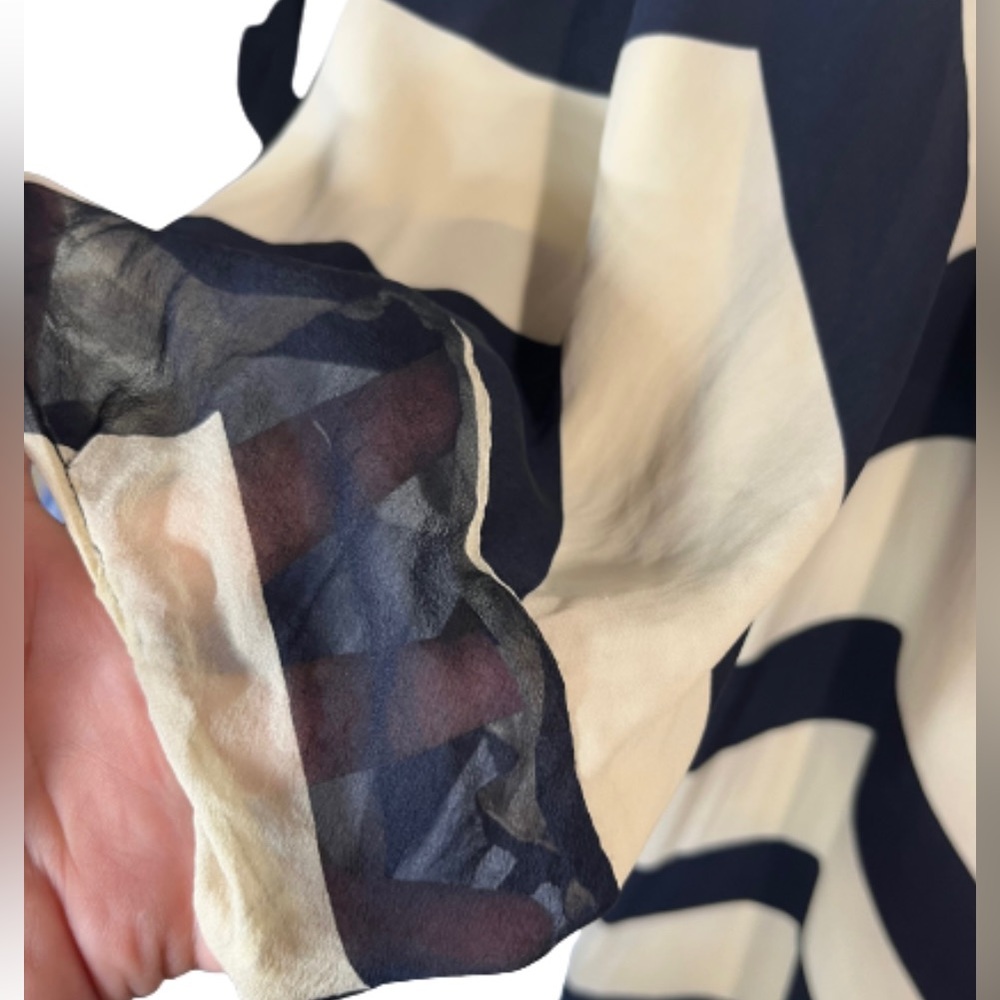 Avant-Garde Diane von Furstenburg silk Op-Art Psychedelic mini dress - Picture 4 of 9